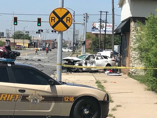 Police investigate shootout involving ATF agent, three-car crash in Gary's Midtown section